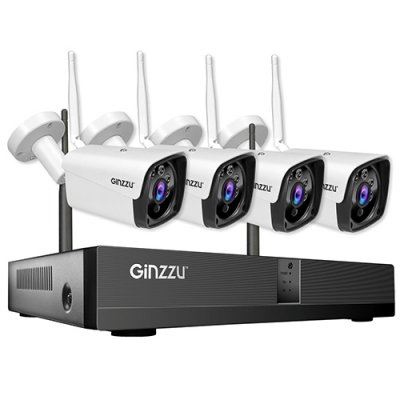 Беспроводной комплект видеонаблюдения GiNZZU HK-8402W