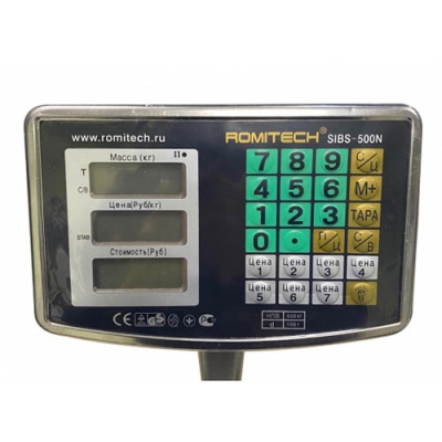 Весы ROMITECH SIBS-500N (500кг)